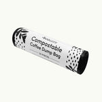 Compostable knock tube liner, coffee dump bag certified for home and industrial composting.