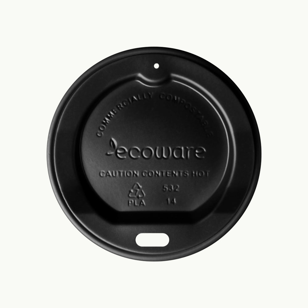 Bioplastic EcoCup Lid - BLACK